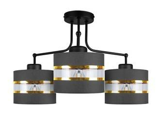 Candellux plafon Andy 3xE27 czarno/złoty 33-06141