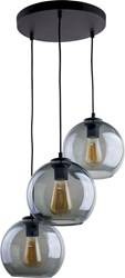 TK Lighting lampa wisząca Cubus 3xE27 czarno/dymiona 2819