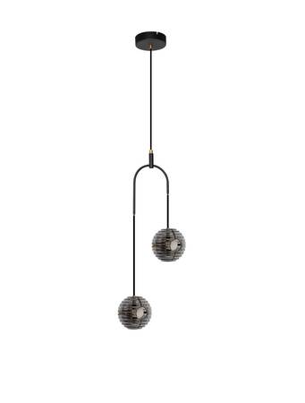 Luces Exclusivas lampa wisząca LED Seco Ø 31 cm 20W 2527lm 3000K IP20 czarno/złota LE44233