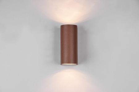 Trio kinkiet zewnętrzny Roya 2xGU10 rdzawy IP44 204260224