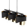 TK Lighting lampa wisząca Grant 3xE27 czarno/złota 4824
