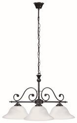 Rabalux żyrandol / lampa wisząca Dorothea 3xE27 czarno/biała 7773