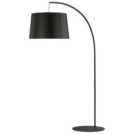 TK Lighting lampa podłogowa Hang E27 czarna 200cm 5077