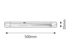 Rabalux lampka podszafkowa Band light G13/T8 srebrna 2307