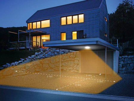 Steinel kinkiet solarny LED z czujnikiem ruchu Xsolar SOL-O 1,5W 665lm 3000K antracytowy IP44 ST052959