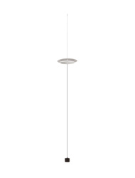 Luces Exclusivas lampa stojąca LED Vitichi ściemnialna Ø 35 cm 21W 918lm 3000K IP20 wys. 370 cm czarno/biała LE44645
