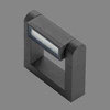 Azzardo kinkiet techniczny LED Frame 8W 800lm 3000K szary AZ2132