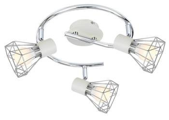 Candellux plafon (reflektorki) Verve 3xE14 biały/chrom 98-61355
