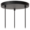 Lucide lampa wisząca Maya Ø 50 cm 3xE27 czarna 45409/13/38