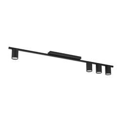 TK Lighting plafon Logan 4xGU10 czarny 4566