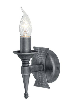 Elstead kinkiet Saxon E14 czarno/srebrny SAX1-BLK-SIL