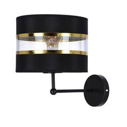 Candellux kinkiet Andy E27 czarno/złoty 21-06134