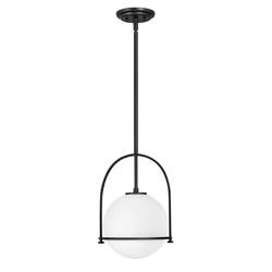 Quintiesse lampa wisząca Somerset E27 czarna QN-SOMERSET-P-O-BK