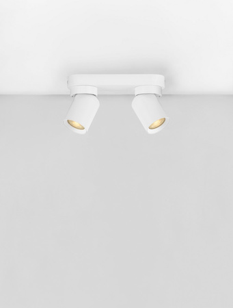 Luces Exclusivas lampa sufitowa LED Galvez GU10 2x10W IP20 biała LE44398