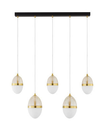 Luces Exclusivas lampa wisząca LED Arena 58W 5942lm 3000K IP20 czarno/złota LE44332