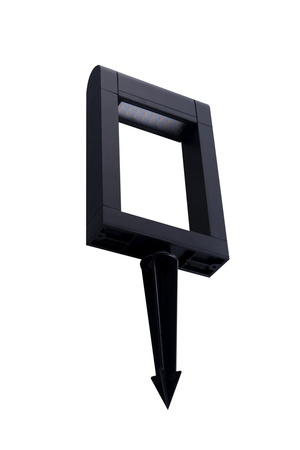 Azzardo lampa dogruntowa LED Frame Spike 8W 800lm 3000K czarna IP65 AZ4307