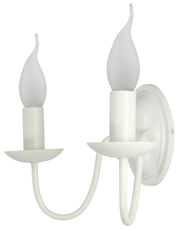 Candellux kinkiet Bellagio 2xE14 biały 22-96497