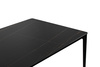 King Home Stół SLIM 140x80 czarny - ceramiczny      marmur, aluminium KH1501100160