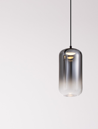 Luces Exclusivas lampa wisząca LED Anuco Ø 10 cm 3W 478lm 3000K IP20 czarna LE44611