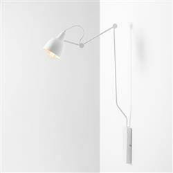 Aldex kinkiet Aida łamany E27 biały 814C