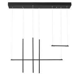 Luces Exclusivas lampa wisząca LED Buga 5x(7W 490lm 3000K) 35W 2450lm czarna LE41353