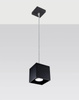 Sollux lampa wisząca Quad 1 GU10 czarna SL.0060