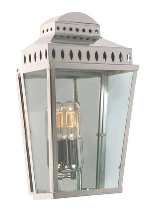 Elstead kinkiet zewnętrzny Mansion House E27 nikiel IP44 MANSION-HOUSE-PN