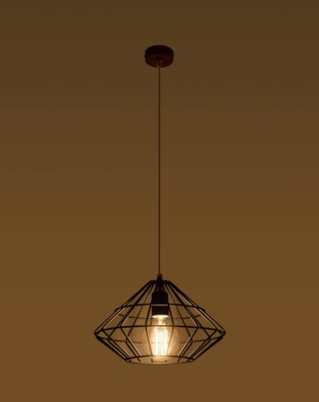 Sollux lampa wisząca Umberto E27 czarna SL.0294
