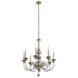 Elstead żyrandol / lampa wisząca Rosalie 8xE14 złota KL-ROSALIE8
