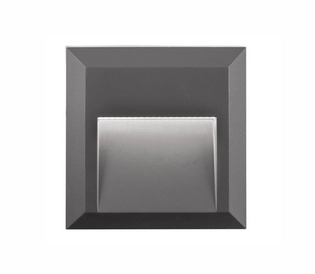 Luces Exclusivas oprawa ścienna zewnętrzna LED Terrassa 2W 160lm 3000K szara IP54 LE71437