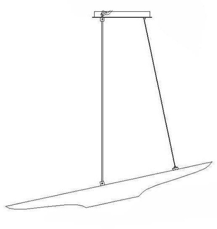 Step Into Design lampa wisząca Black Tube 2xE27 czarno/złota ST-0502-1