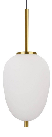 Luces Exclusivas lampa wisząca Pilar E14 biało/mosiężna LE41759