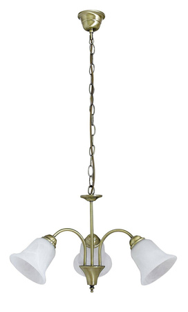 Rabalux żyrandol / lampa wisząca Francesca 3xE14 brązowo/biała 7373