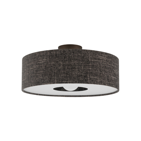 Nowodvorski lampa sufitowa Amarela M E27 1x25W czarno/brązowa 11658