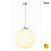 SLV lampa wisząca Rotoball 50 E27 biało/szara 165400