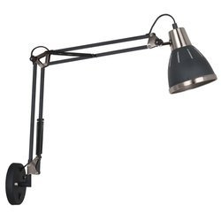 Italux kinkiet Vera E27 czarny MB-HN5069 BL+S.NICK