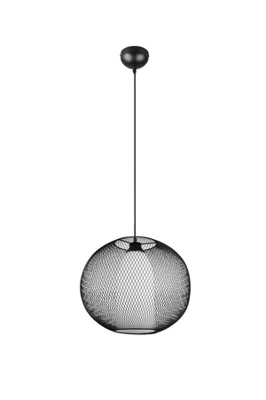 Trio lampa wisząca Filo E27 czarna 313900132