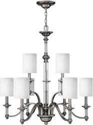 Elstead żyrandol / lampa wisząca Sussex 9xE14 nikiel HK-SUSSEX9