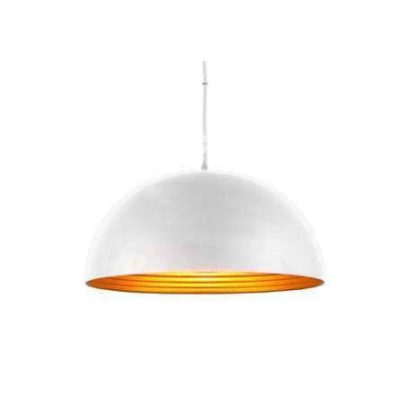 Azzardo lampa wisząca Modena 40 E27 biało/złota Ø40cm AZ1397
