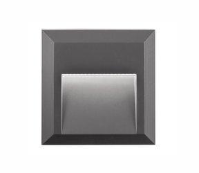 Luces Exclusivas oprawa ścienna zewnętrzna LED Terrassa 2W 160lm 3000K szara IP54 LE71437