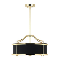 Orlicki Design żyrandol / lampa wisząca Stanza S 3xE27 czarno/złota OR84139