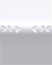 Sollux plafon (reflektorki) Ring 6l 6xGU10 biały SL.0333