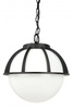 Su-ma lampa wisząca zewnętrzna Kule z koszykiem 250 E27 czarna/patyna IP43 K 1018/1/KPO 250 OP