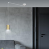 Emibig lampa wisząca Traker 1 GU10 biało/złota 527/1