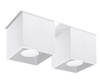 Sollux plafon techniczny Quad 2 2xGU10 biały SL.0065