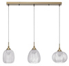 Luces Exclusivas lampa wisząca Alcala 3xE27 złota LE41858