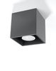 Sollux plafon techniczny Quad 1 GU10 antracytowy SL.0567
