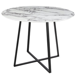 King Home Stół CARAT 100 - MDF, czarna podstawa KH1201100198