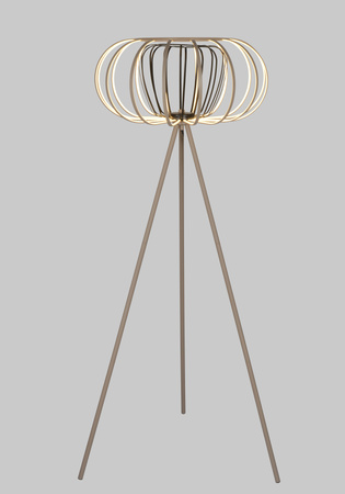 Aviano Lighting lampa podłogowa LED Salo ściemnialna 48W 4800lm 3000K wys. 168 cm piaskowa 3033-113S