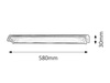 Rabalux lampka podszafkowa Easy light G5 srebrna 2365